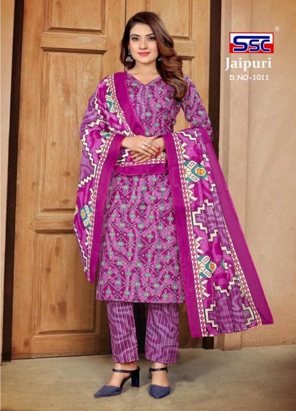 SSC Jaipuri Cotton Vol-1 Soft Cotton Designer Exclusive Dress Material